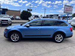2015 SKODA Octavia Scout Premium 132TSI NE MY15 4X4 Denim Blue