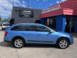 2015 SKODA Octavia Scout Premium 132TSI NE MY15 4X4 Denim Blue