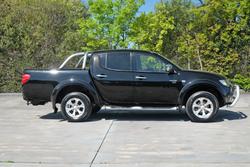 2009 Mitsubishi Triton GLX-R MN MY10 4X4 Dual Range Black