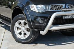 2009 Mitsubishi Triton GLX-R MN MY10 4X4 Dual Range Black