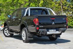 2009 Mitsubishi Triton GLX-R MN MY10 4X4 Dual Range Black