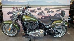 2022 Harley-davidson FLFBS FAT BOY S (114) MINERAL GREEN DENIM