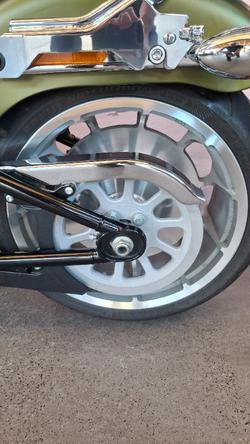 2022 Harley-davidson FLFBS FAT BOY S (114) MINERAL GREEN DENIM