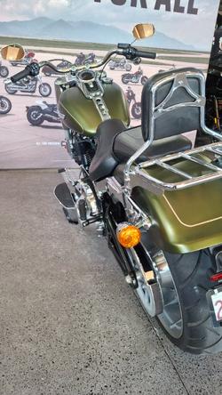 2022 Harley-davidson FLFBS FAT BOY S (114) MINERAL GREEN DENIM