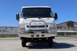 2018 Fuso Canter 4X4 Trayback with crane White