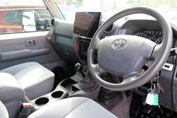 2019 Toyota Landcruiser GXL VDJ79R 4X4 Dual Range Silver Pearl