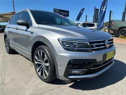 2021 Volkswagen Tiguan 162TSI R-Line Allspace 5N MY22 Four Wheel Drive Pyrite Silver
