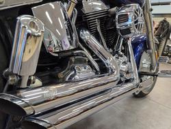 2006 Harley-Davidson FLSTF FAT BOY BLUE