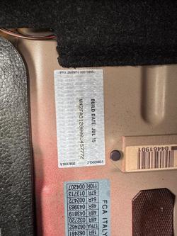 2015 Abarth 595 Competizione Series 3 Officina Red