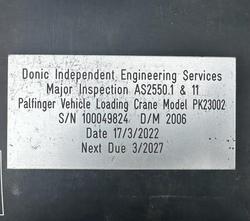 2006 Southern Cross Semi Extendable With Crane