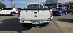 2014 Mitsubishi Triton GLX MN MY15 4X4 Dual Range White