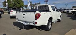 2014 Mitsubishi Triton GLX MN MY15 4X4 Dual Range White