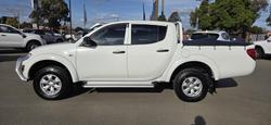 2014 Mitsubishi Triton GLX MN MY15 4X4 Dual Range White