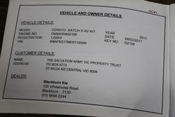 2017 Kia Cerato S YD MY17 Temptation Red