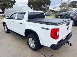 2024 Volkswagen Amarok TDI405 Core NF MY23 4X4 Dual Range Clear White
