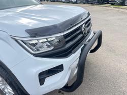 2024 Volkswagen Amarok TDI405 Core NF MY23 4X4 Dual Range Clear White