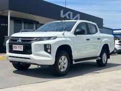 2018 Mitsubishi Triton GLX+ MQ MY18 4X4 Dual Range White