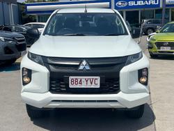 2018 Mitsubishi Triton GLX+ MQ MY18 4X4 Dual Range White
