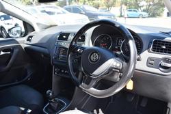 2016 Volkswagen Polo 81TSI Comfortline 6R MY16 Pure White