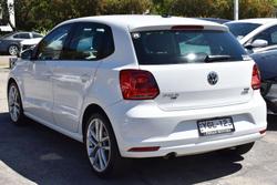 2016 Volkswagen Polo 81TSI Comfortline 6R MY16 Pure White