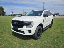 2025 Ford Everest Black Edition MY25.50 4X4 Dual Range Alabaster White