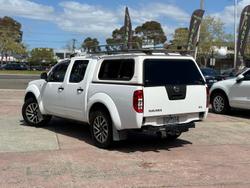 2011 Nissan Navara RX D40 4X4 Dual Range Polar White