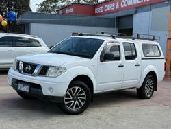 2011 Nissan Navara RX D40 4X4 Dual Range Polar White