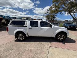 2011 Nissan Navara RX D40 4X4 Dual Range Polar White