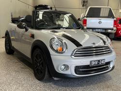 2012 MINI Cabrio Cooper R57 LCI White Silver