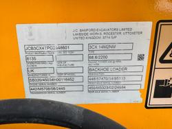 2017 JCB
3Cx Backhoe
