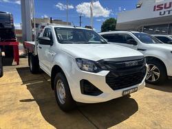 2025 ISUZU D-MAX SX D-MAX MY24 4x2 SINGLE Cab Chassis SX 3.0L AT Mineral White