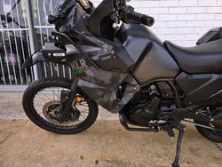 2022 Kawasaki KLR650 (KL650) ADVENTURE GRAYSTONE/FURNACE ORANGE