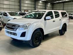 2017 Isuzu D-MAX SX MY17 4X4 Dual Range Splash White