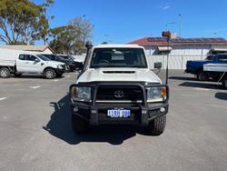 2022 Toyota Landcruiser Workmate VDJ79R 4X4 Dual Range French Vanilla