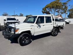 2022 Toyota Landcruiser Workmate VDJ79R 4X4 Dual Range French Vanilla