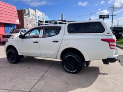 2017 Mitsubishi Triton GLX MQ MY18 4X4 Dual Range White