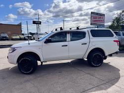2017 Mitsubishi Triton GLX MQ MY18 4X4 Dual Range White