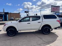 2017 Mitsubishi Triton GLX MQ MY18 4X4 Dual Range White