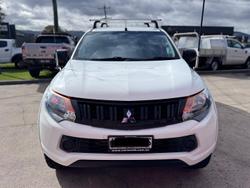 2017 Mitsubishi Triton GLX MQ MY18 4X4 Dual Range White