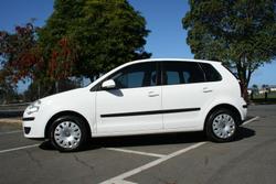 2008 Volkswagen Polo Pacific TDI 9N MY09 Candy White
