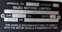 2008 Isuzu Cxz Giga WHITE