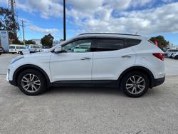 2012 Hyundai Santa Fe Elite DM MY13 4X4 On Demand Creamy White