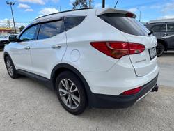 2012 Hyundai Santa Fe Elite DM MY13 4X4 On Demand Creamy White