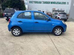 2011 Nissan Micra ST K13 New York Blue