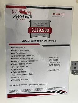 2022 Windsor Daintree