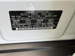 2019 Subaru
Outback 2.5i