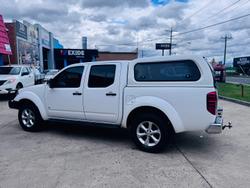 2013 Nissan Navara ST-X D40 Series 5 4X4 Dual Range Arctic White