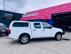 2013 Nissan Navara ST-X D40 Series 5 4X4 Dual Range Arctic White