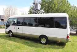 2009 Toyota Coaster WHITE