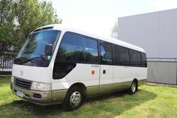 2009 Toyota Coaster WHITE